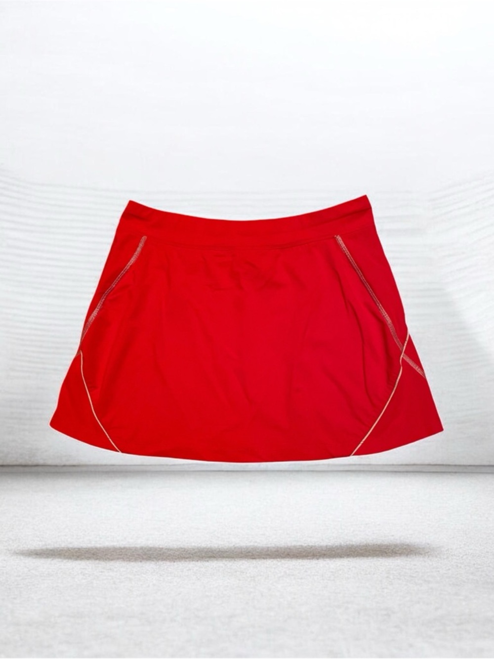 Tail Tech Women's Red Athletic Tennis Skirt - Lightweight, Size L
